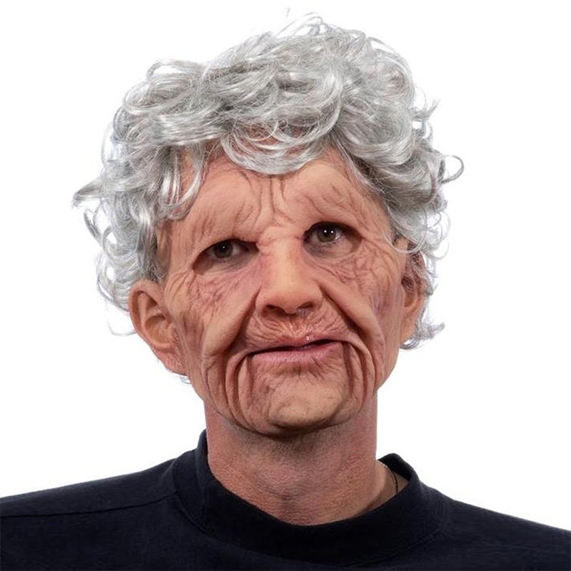 Simulation Round Mask Halloween Simulation Latex Mask – welkinbird-uk
