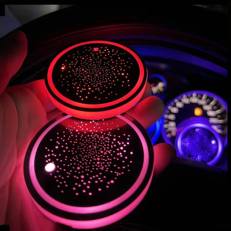 Rechargeable 7 Color-Changing Light Up Cup For Car