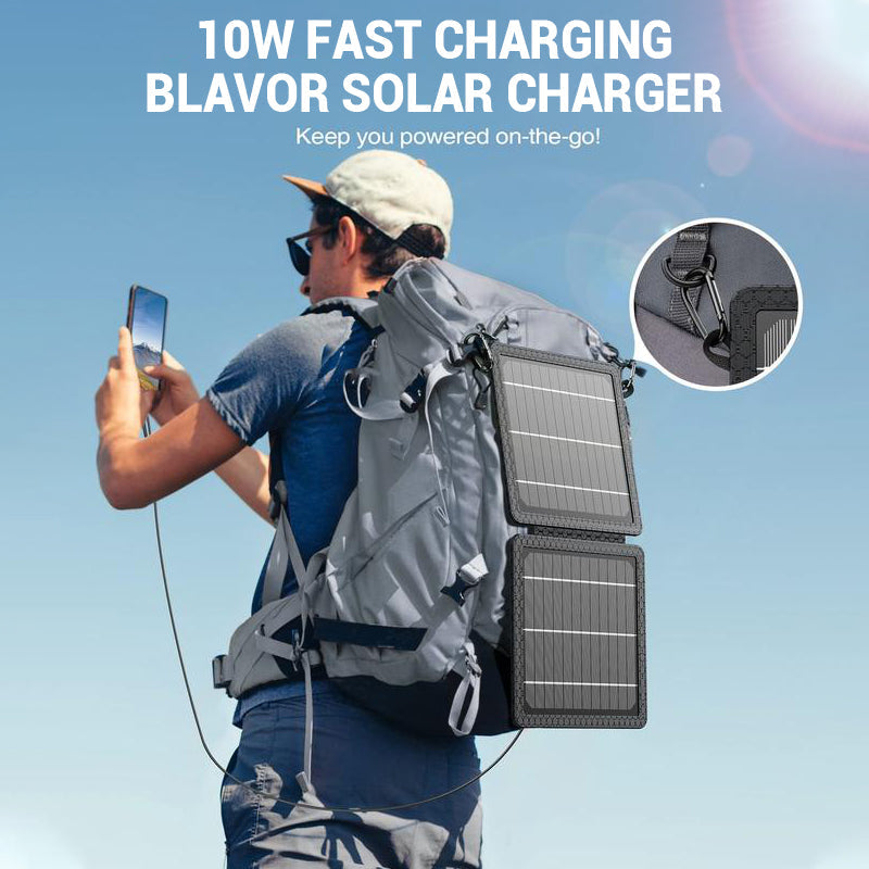 10W Fast Charging Portable Solar Charger