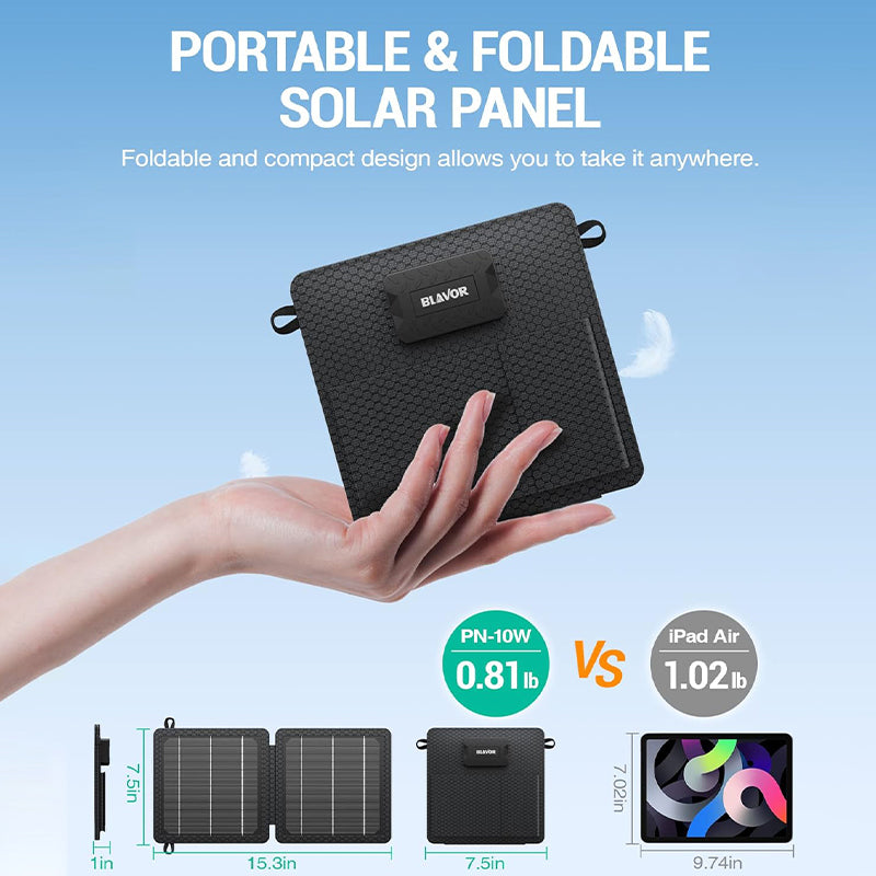 10W Fast Charging Portable Solar Charger