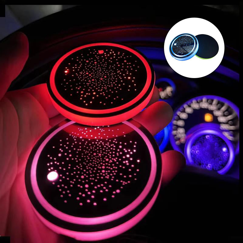 Rechargeable 7 Color-Changing Light Up Cup For Car