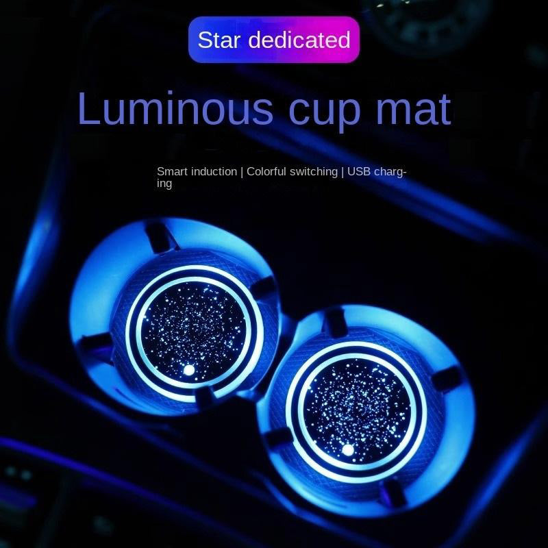 Rechargeable 7 Color-Changing Light Up Cup For Car