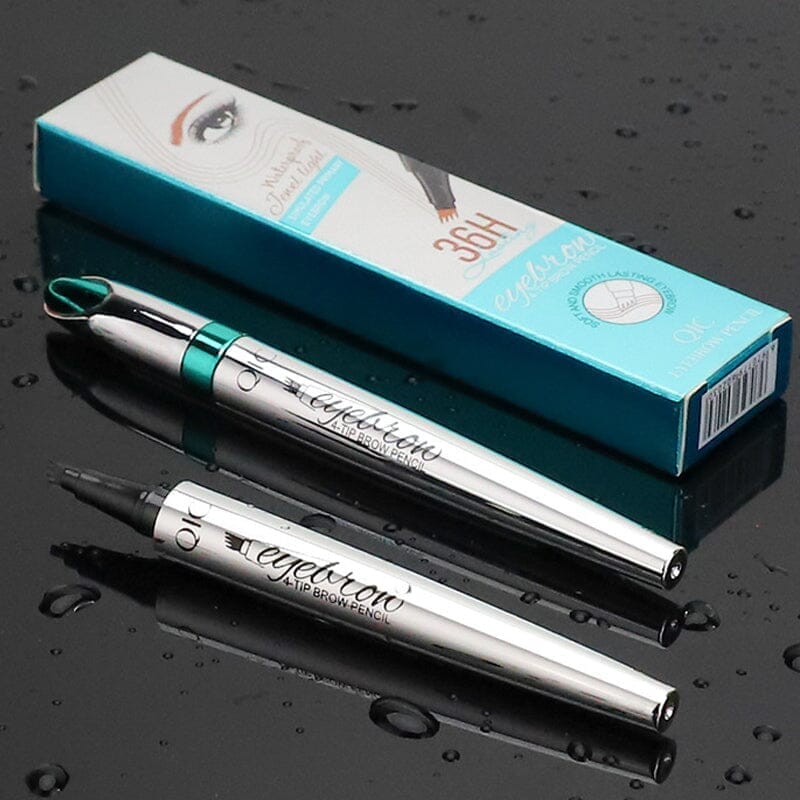3D Waterproof Microblading Eyebrow Pen 4 Fork Tip Tattoo Pencil (2 pcs)