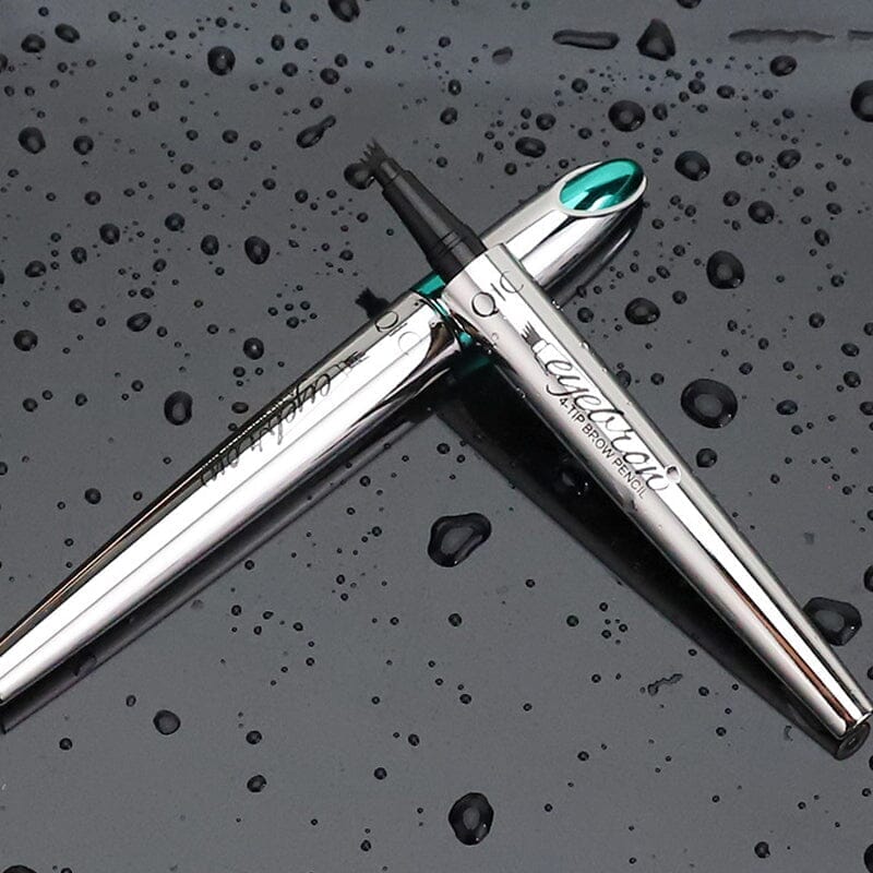 3D Waterproof Microblading Eyebrow Pen 4 Fork Tip Tattoo Pencil (2 pcs)