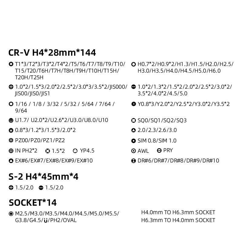 Saker 180 In 1 Precision Screwdriver Set