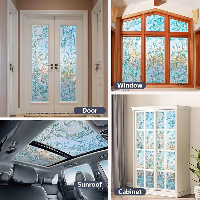 Holographic PVC Window Privacy Film