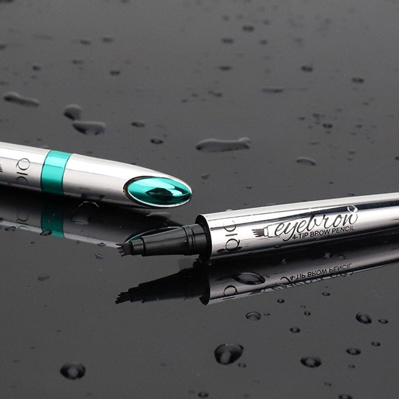 3D Waterproof Microblading Eyebrow Pen 4 Fork Tip Tattoo Pencil (2 pcs)