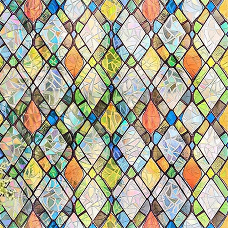 Holographic PVC Window Privacy Film