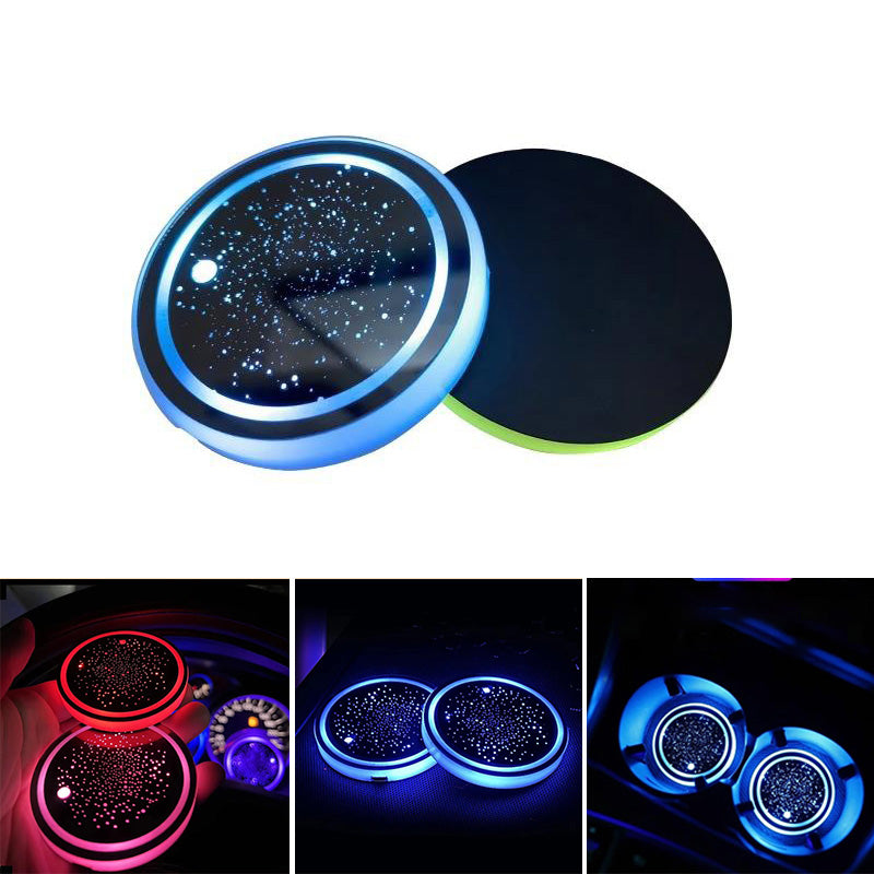 Rechargeable 7 Color-Changing Light Up Cup For Car