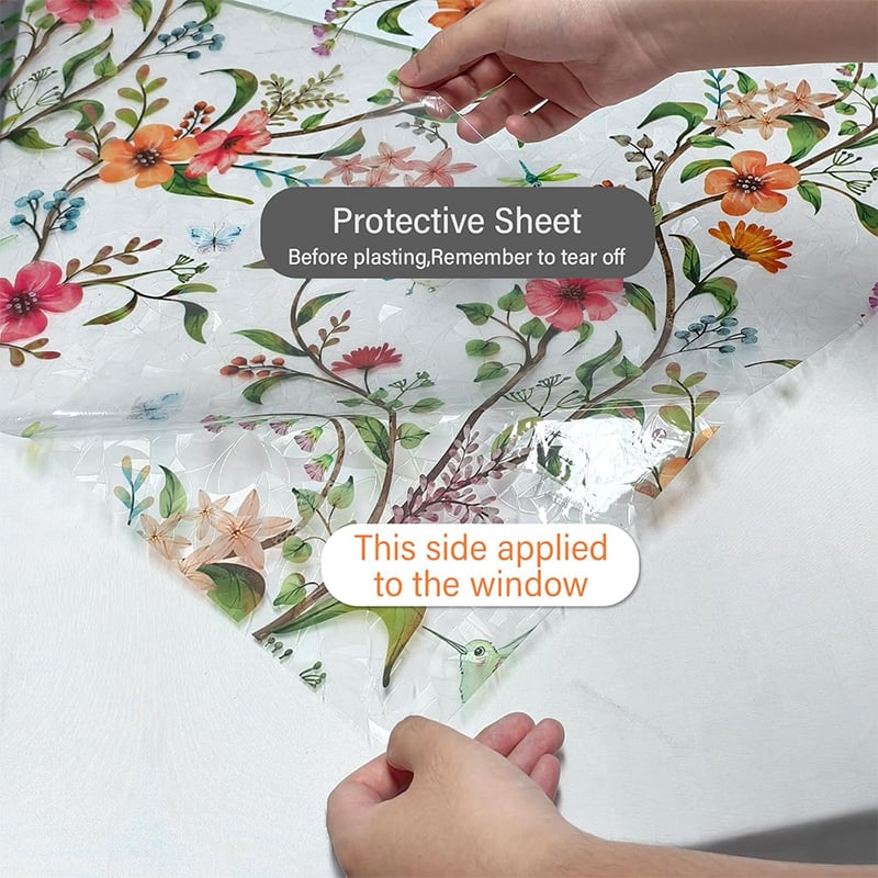 Holographic PVC Window Privacy Film