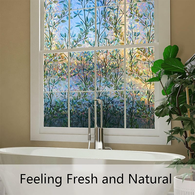 Holographic PVC Window Privacy Film