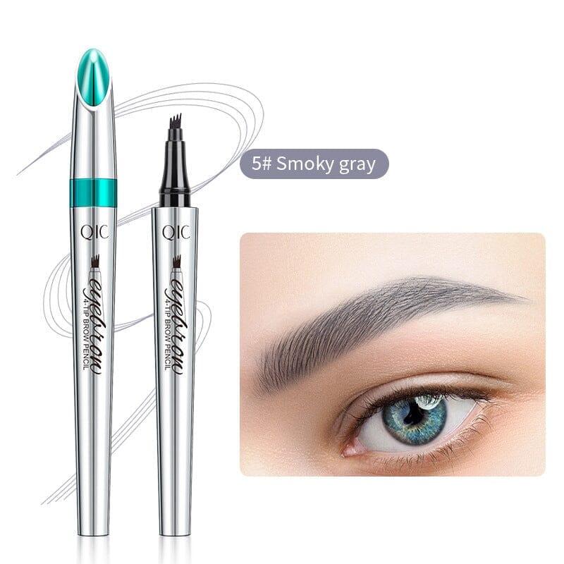 3D Waterproof Microblading Eyebrow Pen 4 Fork Tip Tattoo Pencil (2 pcs)