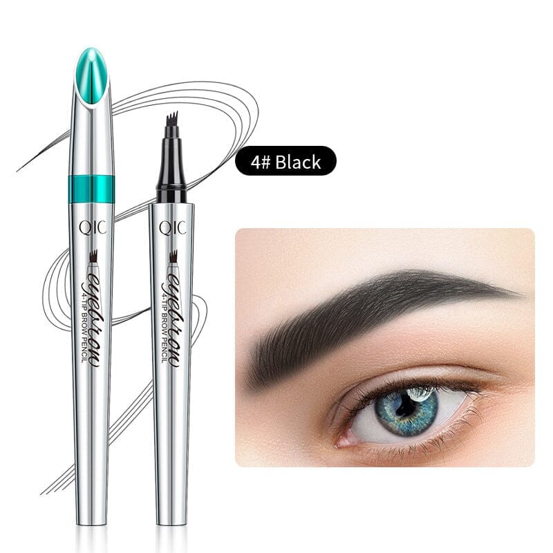 3D Waterproof Microblading Eyebrow Pen 4 Fork Tip Tattoo Pencil (2 pcs)