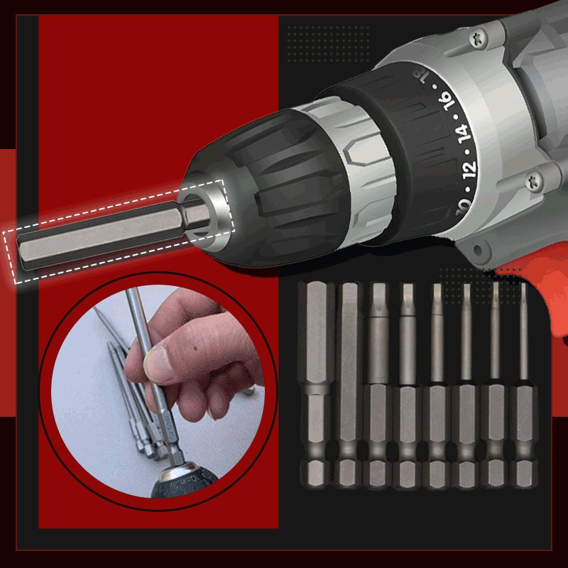 Steel Magnetic Hexagon Bit Set – welkinbird-uk