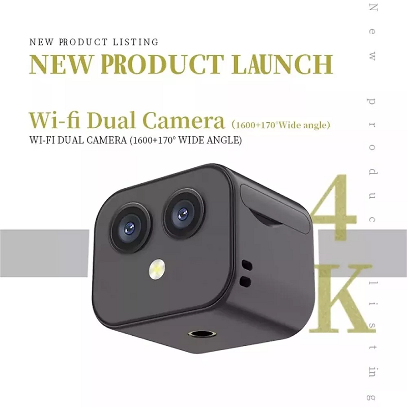 4K Dual-Lens Wifi Camera