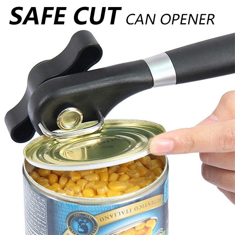 Stainless Steel Safe Cut Can Opener-Final Clearance Sale！