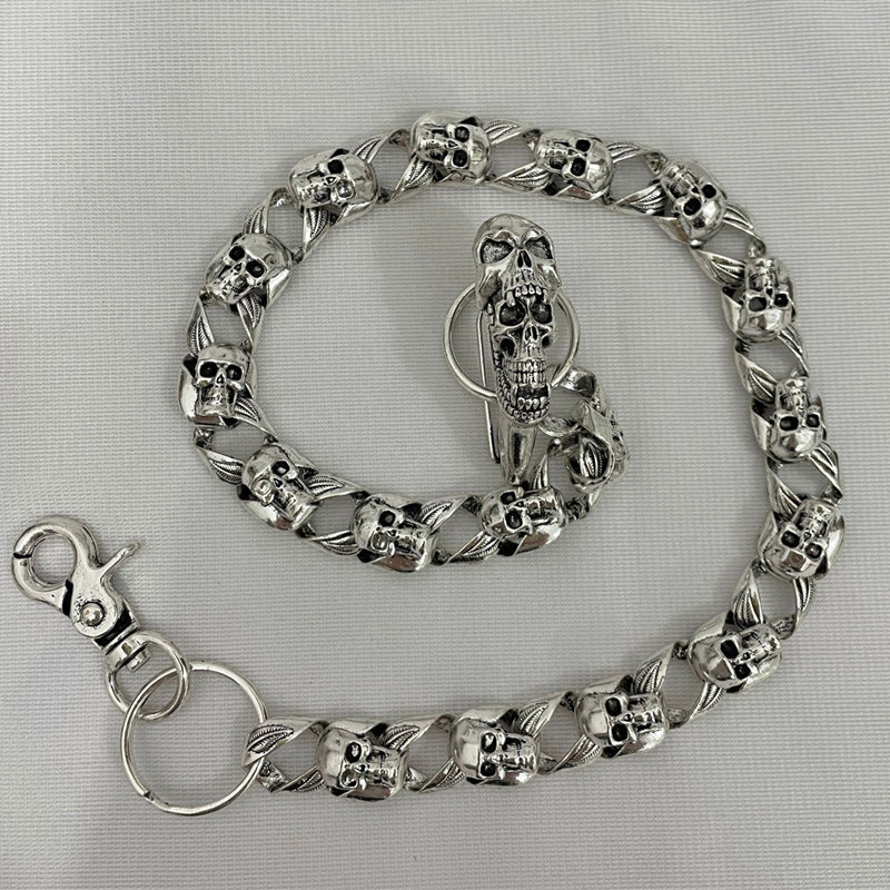 Armed Forces Destiny Struggle Skull Wallet Chain