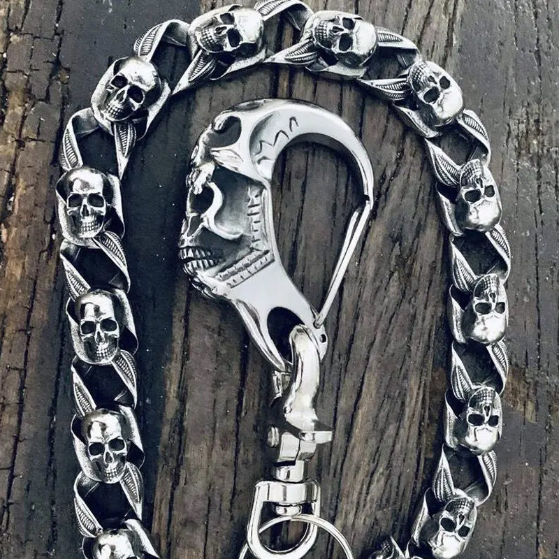Armed Forces Destiny Struggle Skull Wallet Chain