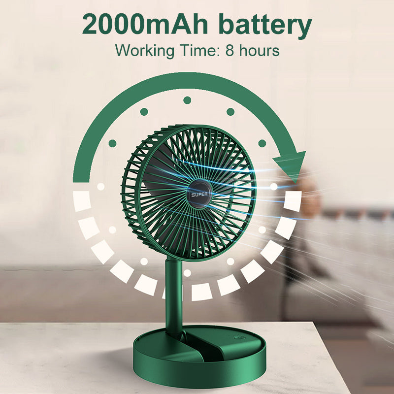 Homesup™Mini Telescopic Folding Fan