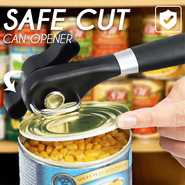 Stainless Steel Safe Cut Can Opener-Final Clearance Sale！