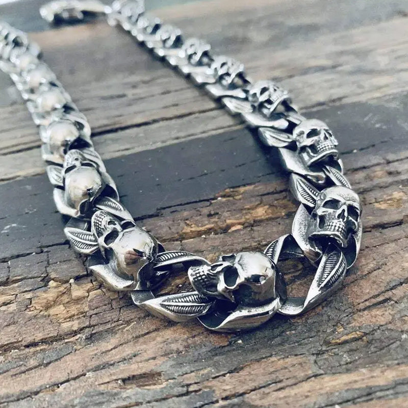 Armed Forces Destiny Struggle Skull Wallet Chain